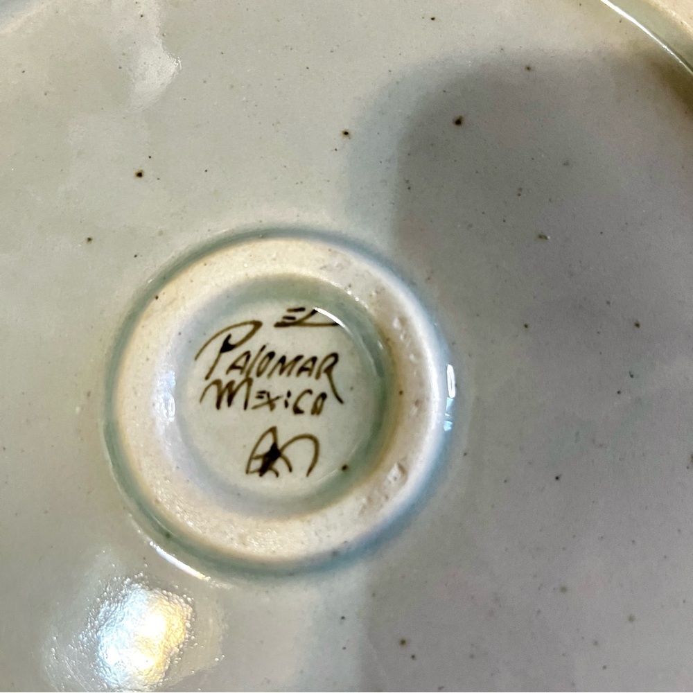 SOLD!!! - Vintage Tonala Pottery, Trivet, 7”, El Palomar Mexico Ken Edwards - Picture 9 of 10